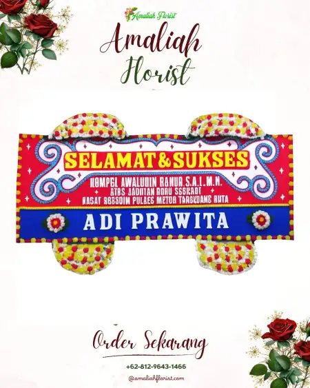 Papan Bunga Ucapan Selamat Dokoro
